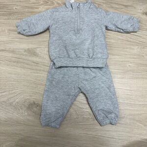 Gray Kids Sweatpants Set- H&M